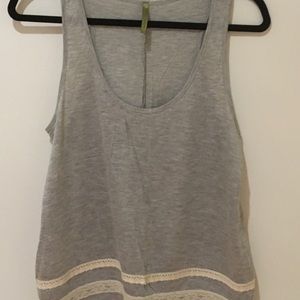 Grey top with lace details [West Kei]